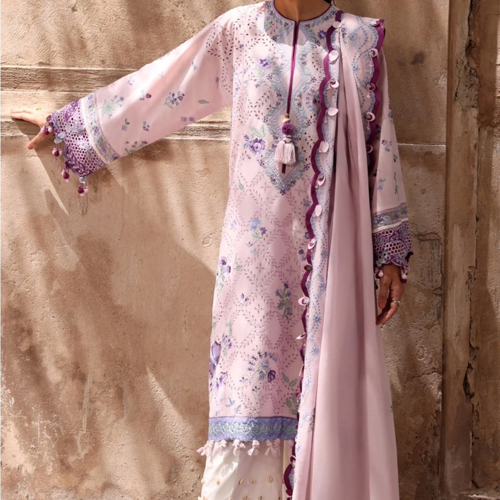 NEW Elan Designer Pakistani Luxury Lawn 2025 Dress